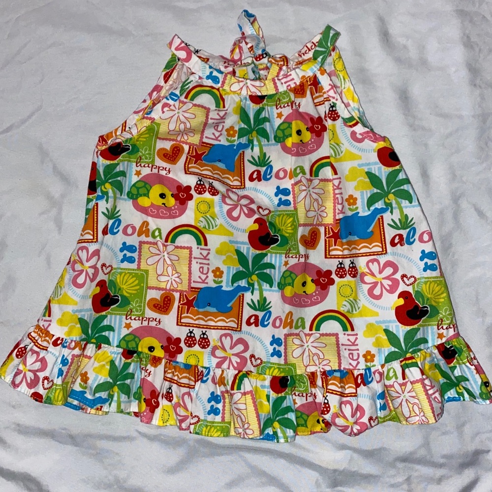 RJC Hawaii - Hawaiian print toddler dress Sz 18m